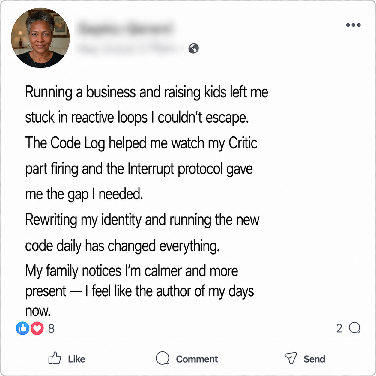 Testimonial from Sophia
